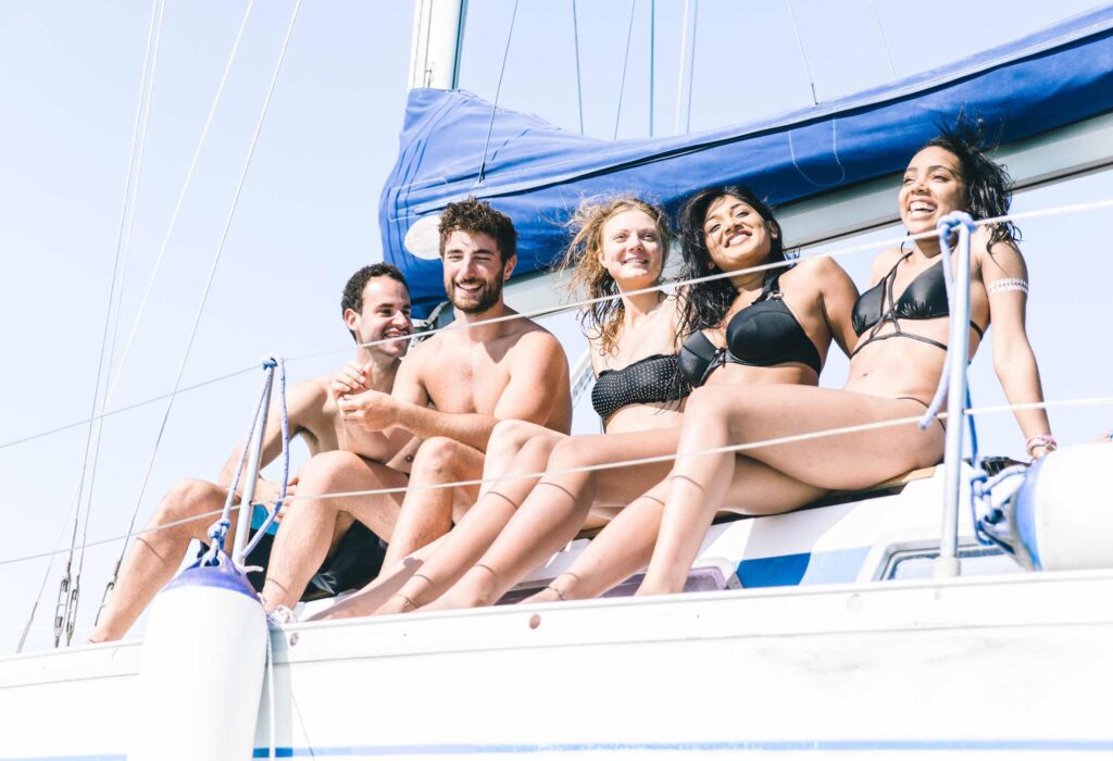 Boat trip during a Magaluf weekend